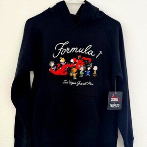 Formula 1 x Peanuts Las Vegas Grand Prix Hoodie – Youth Size Medium -- NEW